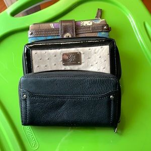 Lot of 3 full size wallets